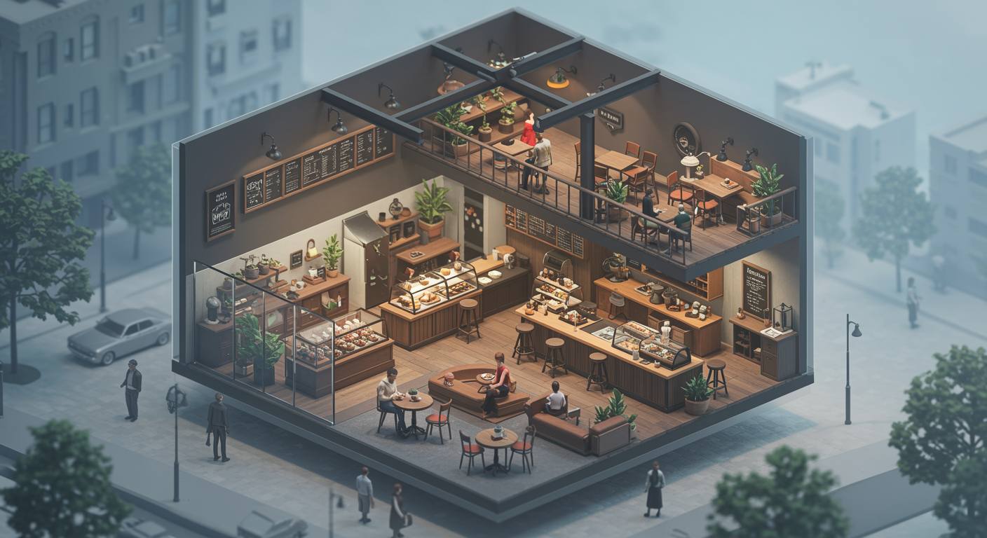 Restaurants and Bar in BIM & CAD