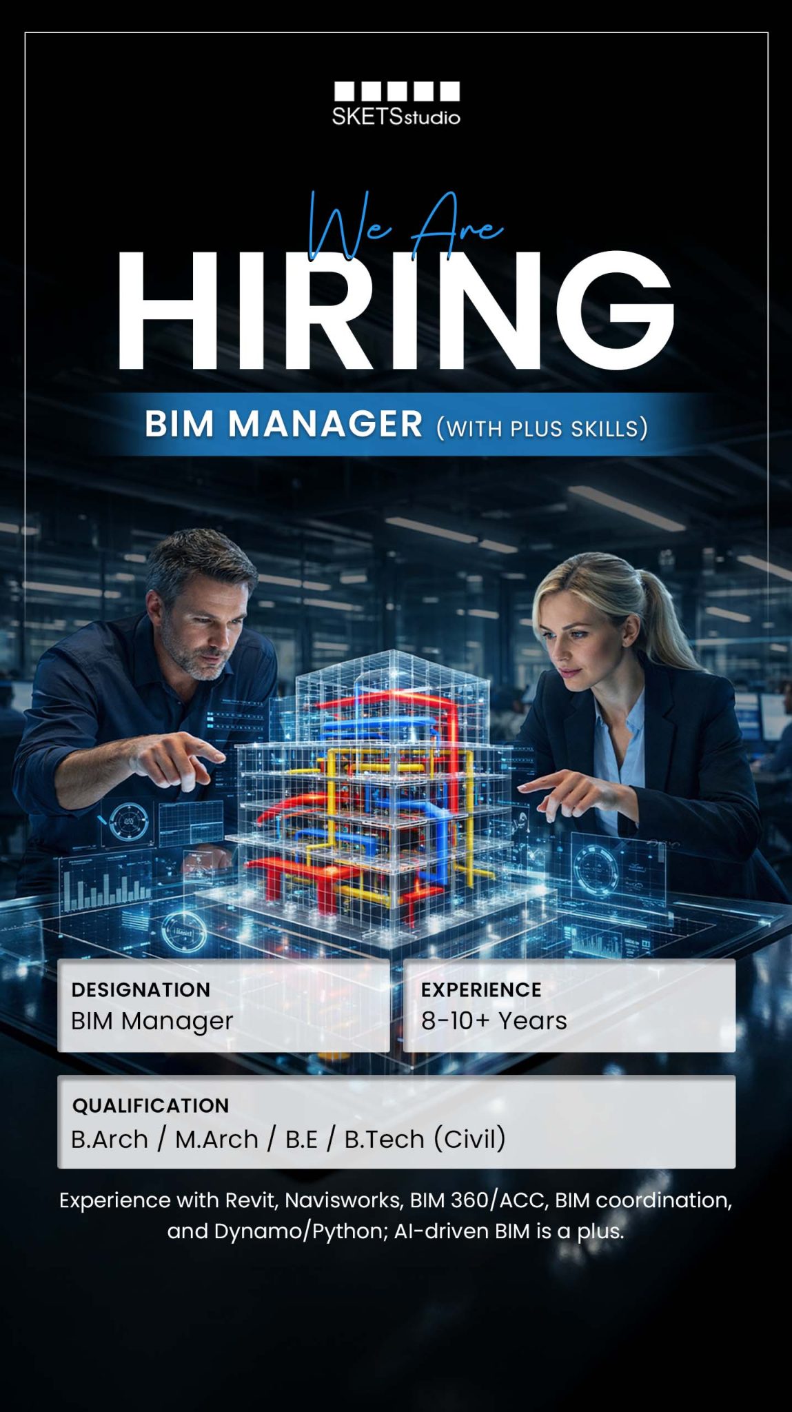 BIM Manager/ Coordinator - SKETS Studio